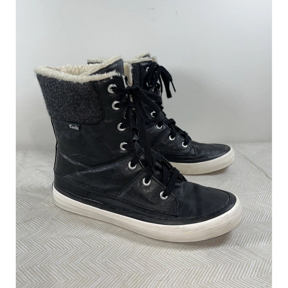 Keds Womens 10 Juliet Winter Boots WF55477 Waterproof Lined Sneakers Wool Y2K